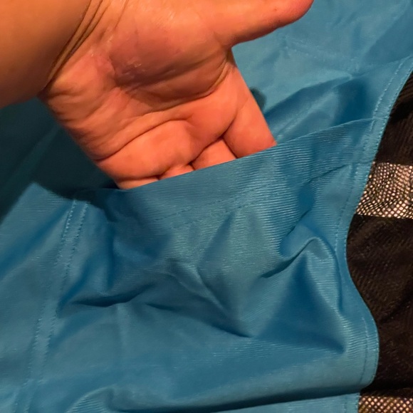 Amazon Lightweight Vest Men’s 4XL/5XL Blue Zip Up Mesh Breathable Workwear - Picture 7 of 8